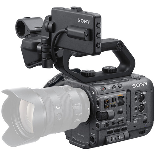 Sony FX6 full-frame cinema camera front view