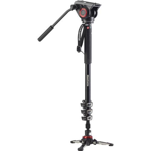 Manfrotto Xpro aluminum video monopod with fluid head